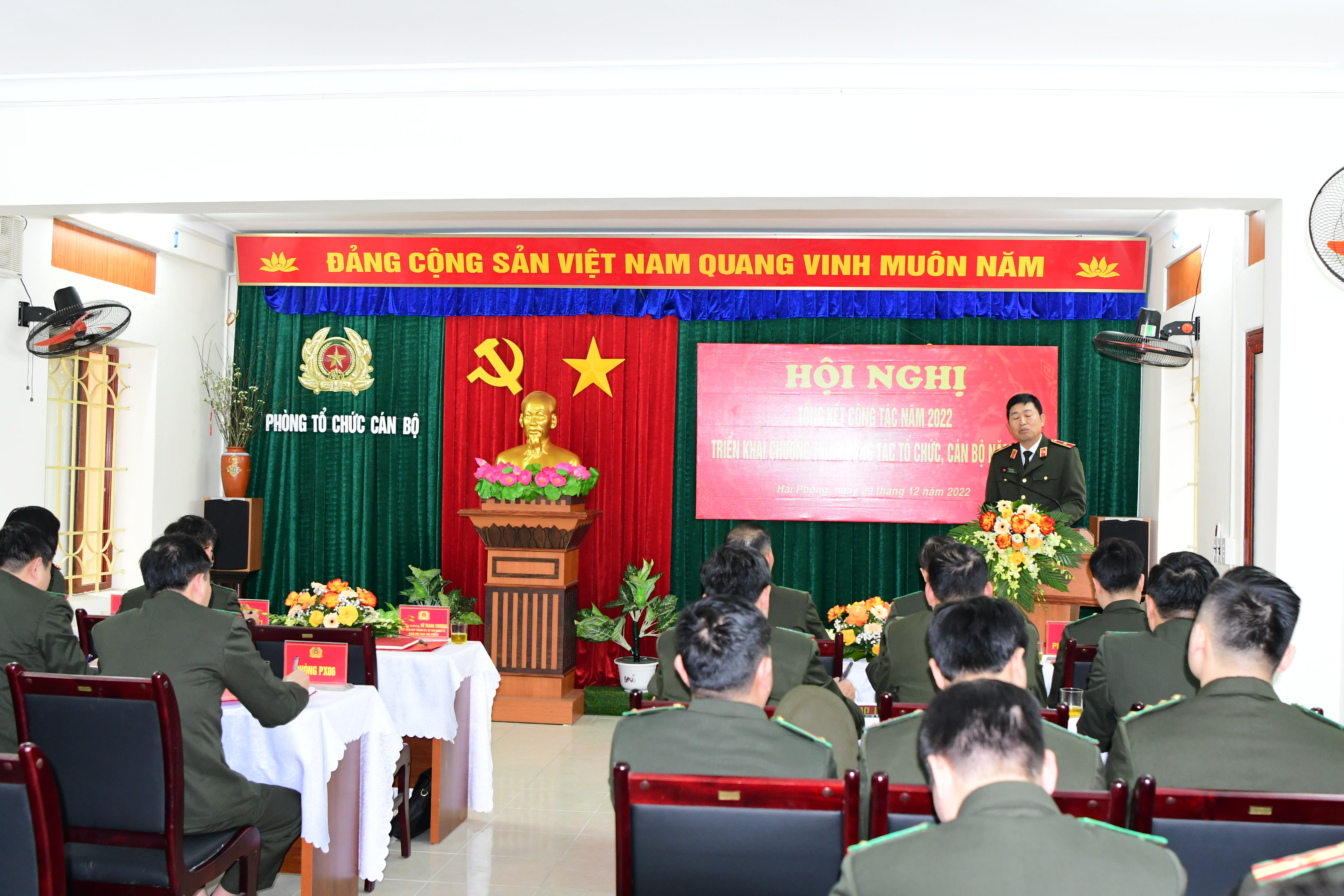 Phòng Tổ chức cán bộ CATP tổng kết năm 2022, triển khai chương trình công tác năm 2023